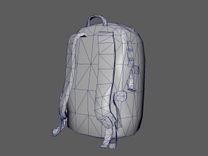 Bag Backpack 004 3D 모델