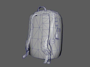 Bag Backpack 004 3D Model