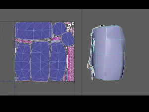 Bag Backpack 005 3D Model