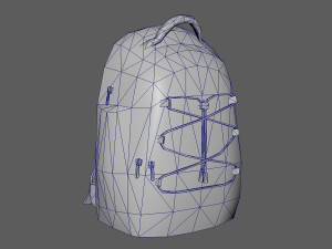 Bag Backpack 006 3D Model