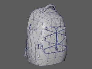 Bag Backpack 006 3D Model