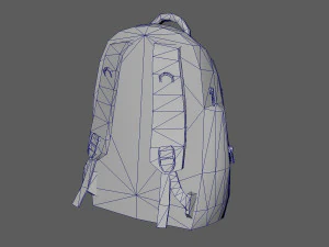 Bag Backpack 006 3D Model