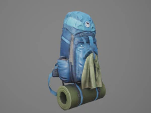 Bag Backpack 007 3D Model