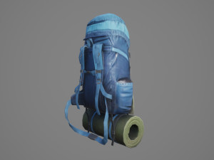 Bag Backpack 007 3D 模型