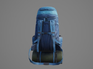 Bag Backpack 007 3D 模型