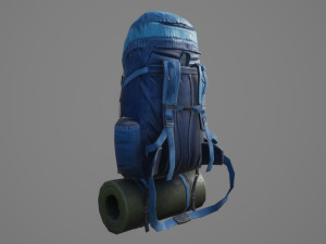 Bag Backpack 007 3D 模型