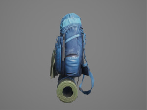 Bag Backpack 007 3D 模型