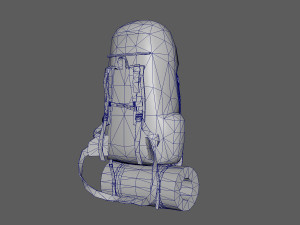 Bag Backpack 007 3D 模型