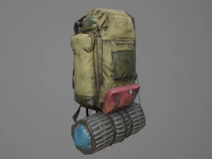 Bag Backpack Collection 3D Model