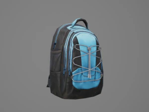 Bag Backpack Collection 3D Model
