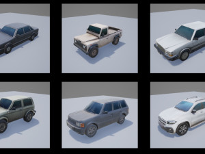 Car Car Vehicle Collection001 3D Model