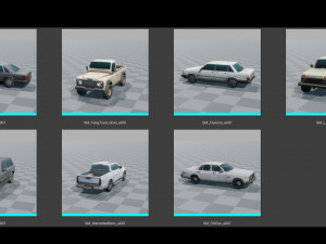 Car Car Vehicle Collection001 3D Model