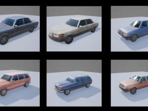 Car Car Vehicle Collection002 Modelo 3D