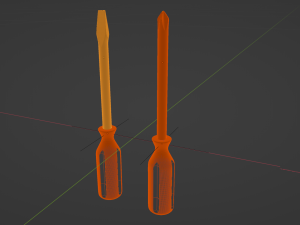 Screwdrivers 3D Model