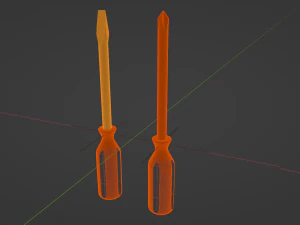 Screwdrivers 3D Model