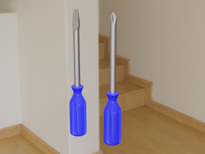 Screwdrivers 3D Model