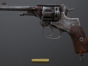 Nagant Tabanca 1910 3D Model