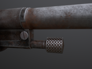 Nagant Revolver 1910 Modelo 3D