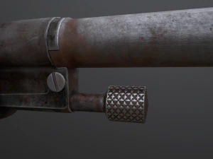Nagant Tabanca 1910 3D Model