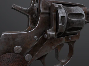 Nagant Tabanca 1910 3D Model