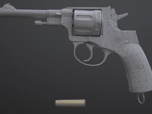 Nagant Tabanca 1910 3D Model