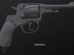 Nagant Tabanca 1910 3D Model