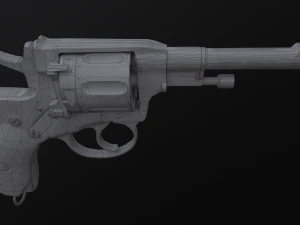 Nagant Tabanca 1910 3D Model