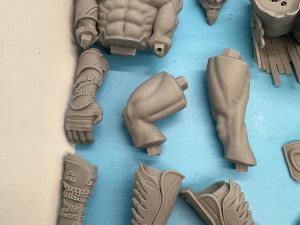 Kratos GOW joystick holder Model Cetak 3D