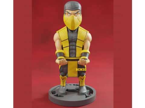 Scorpion or all ninjas Mortal Kombat joystick holder 3D Print Model