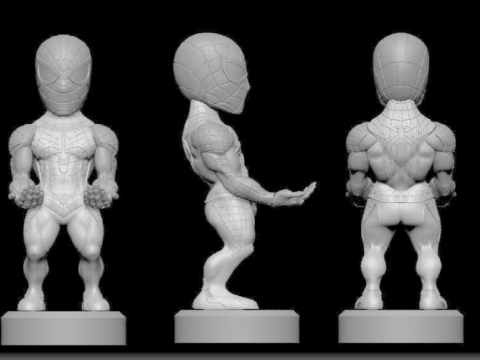Spyder man joystick holder Modelo de Impressão 3D