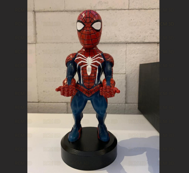 Spyder man joystick holder Modelo de Impressão 3D .c4d .max .obj .3ds .fbx .stl .blend 