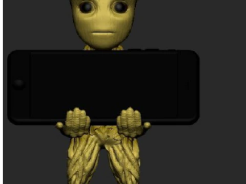 Groot joystick 3D Print Model