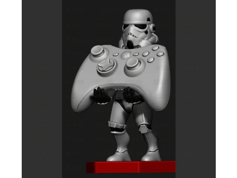 Stormtrooper Joystick 3D Print Model