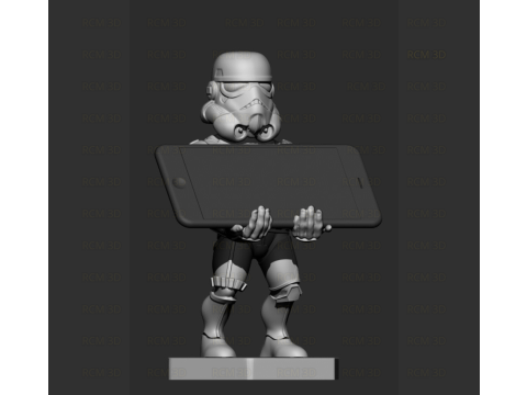 Stormtrooper Joystick 3D 프린트 모델