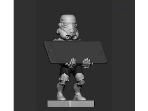 Stormtrooper Joystick 3D Print Model
