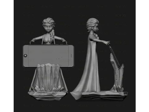 Elsa Joystick 3D Print Model