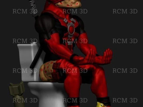 Deadpool Joystick 3D Print Model