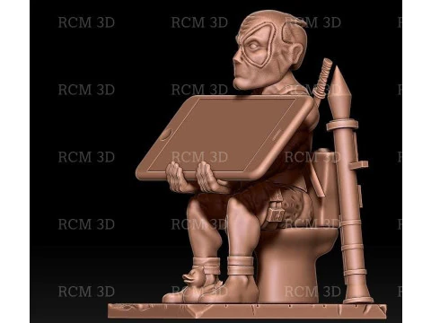 Deadpool Joystick 3D Print Model