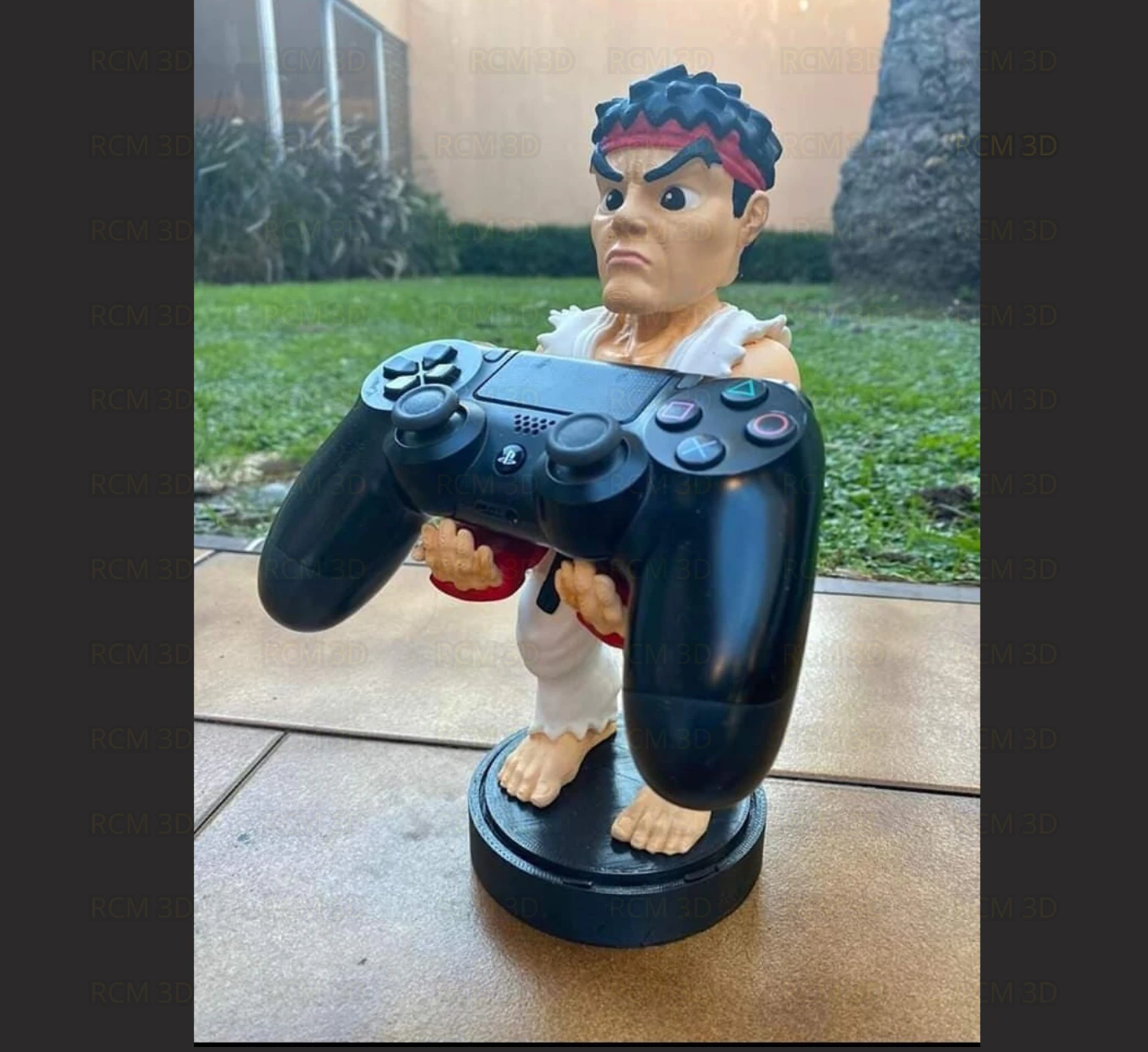 Akuma and Ryu Joystick 3D Print Model .c4d .max .obj .3ds .fbx .stl .blend 