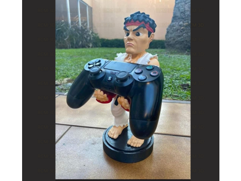 Akuma and Ryu Joystick 3D प्रिंट मॉडल