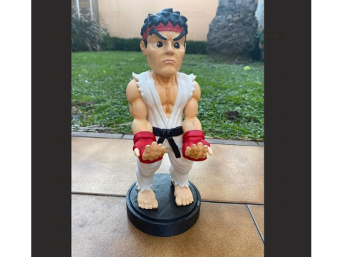 Akuma and Ryu Joystick 3D प्रिंट मॉडल