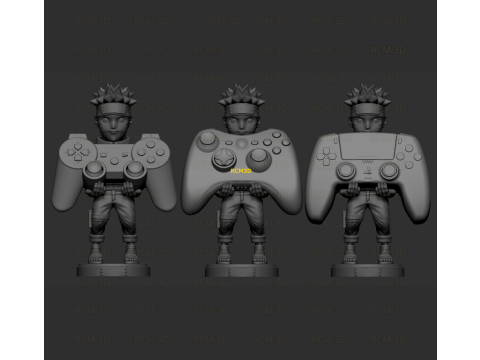 Naruto cellphone and joystick holder Modello di stampa 3D