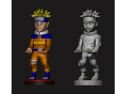 Naruto cellphone and joystick holder Modello di stampa 3D