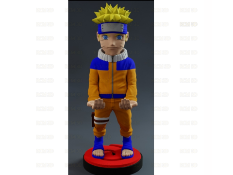 Naruto cellphone and joystick holder Modello di stampa 3D