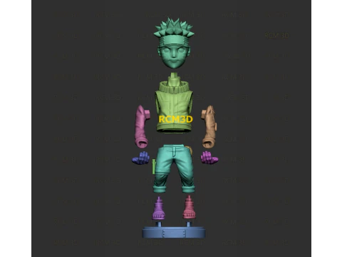 Naruto cellphone and joystick holder 3D Print Model