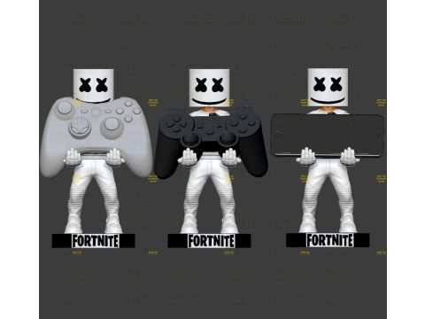 Fortnite Marshmellow Joystick 3D-printmodel