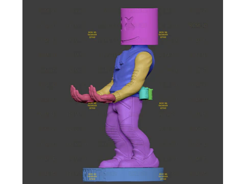 Fortnite Marshmellow Joystick 3D Print Model