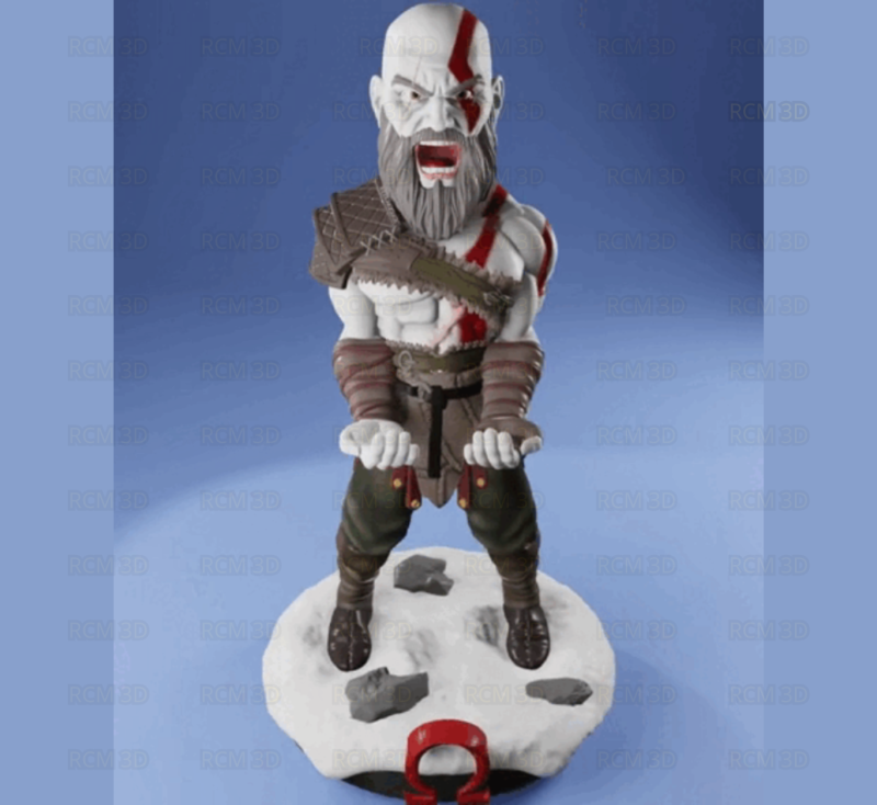 Kratos Joystick holder Modelo de impresión 3D .c4d .max .obj .3ds .fbx .stl .blend 