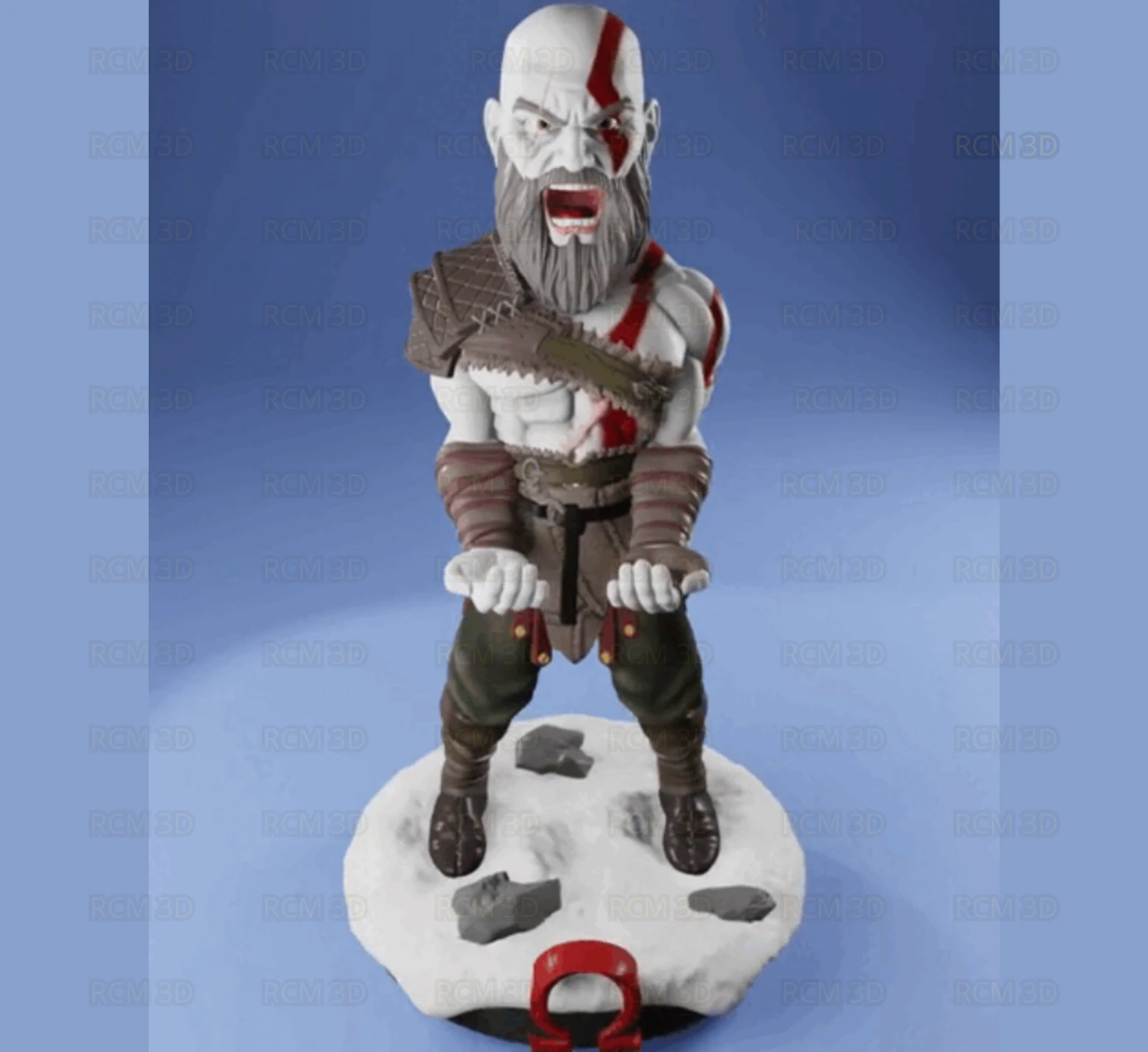 Kratos Joystick holder 3D Print Model .c4d .max .obj .3ds .fbx .stl .blend 