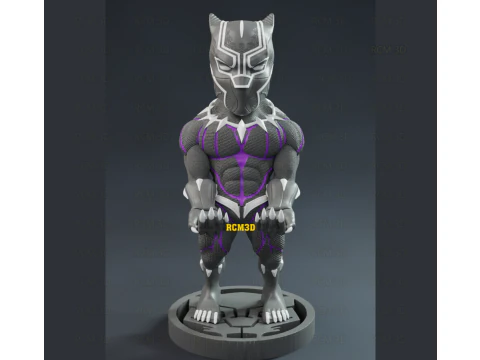 ブラックパンサー パンテラ ネグラ マーベル ジョイスティック 3Dプリントモデル